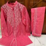 The Timeless Beauty of Pink Chikankari Kurta Set