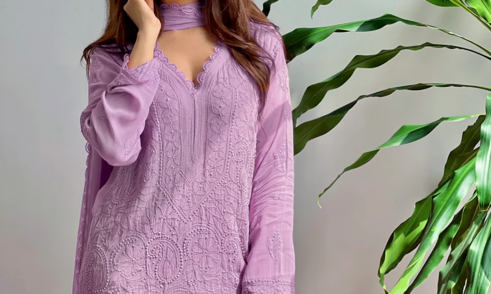 Chikankari Suits Jammu Kashmir Delivery