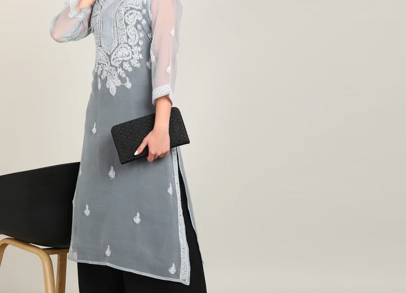 Flipkart Chikankari Suits Delivery In Kashmir