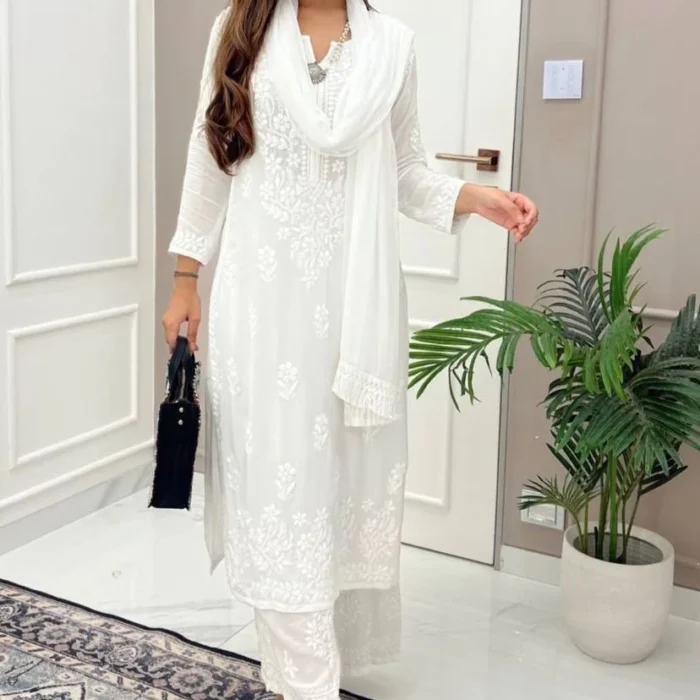 Designer Chikankari Suits Jammu