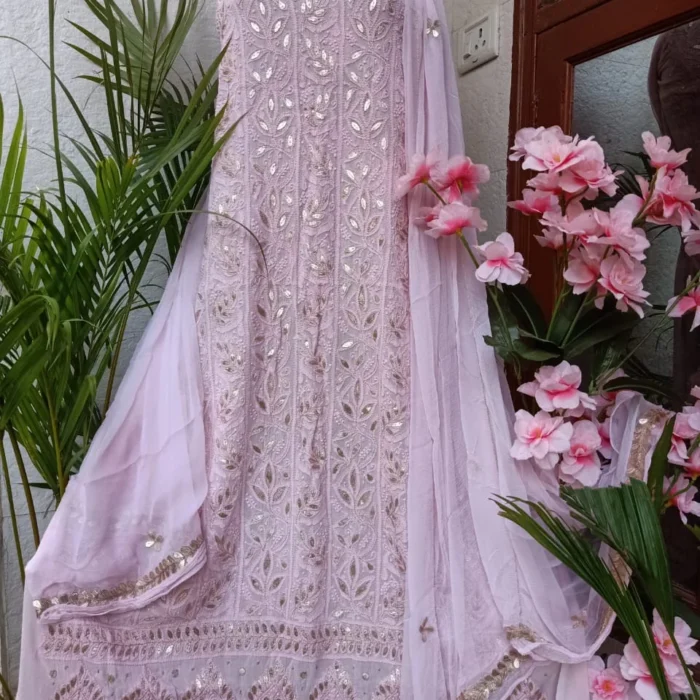 Party Wear Chikankari Suits Kashmir